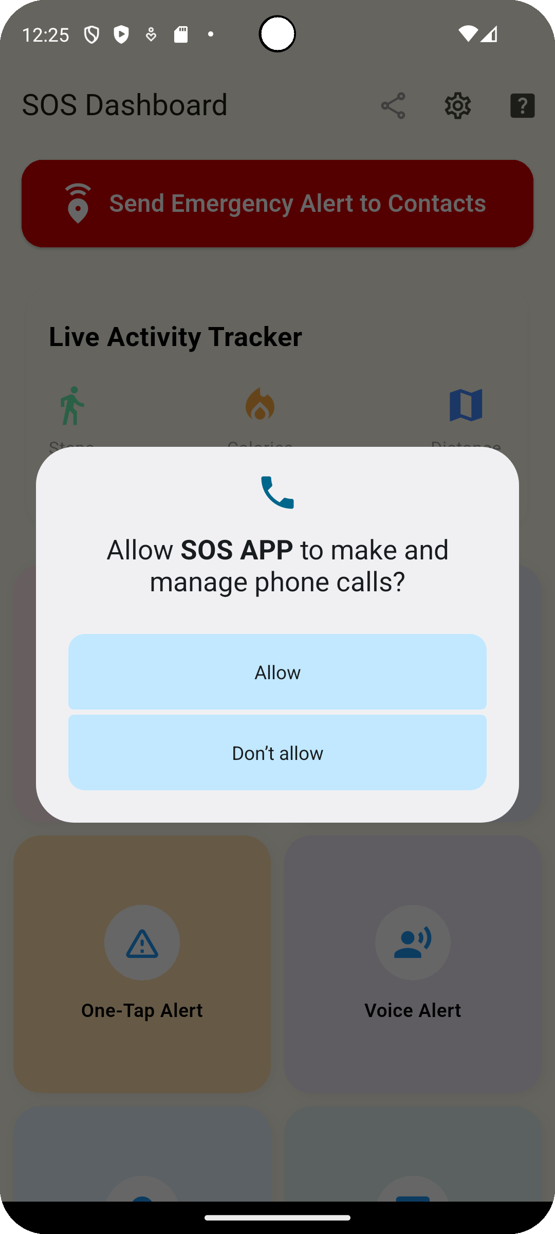 Phone Access Permission